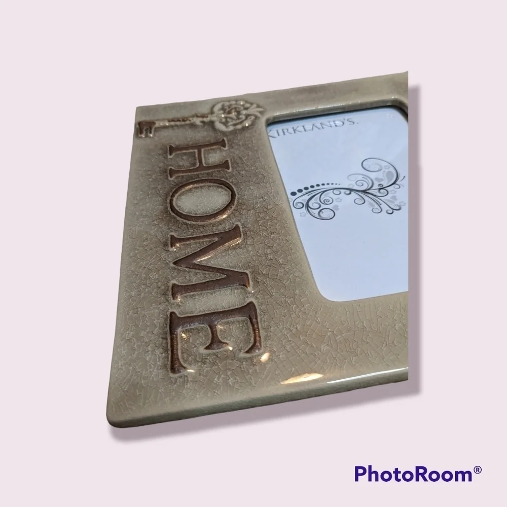 Kirklands Ceramic Picture Photo Frame 4 x 6